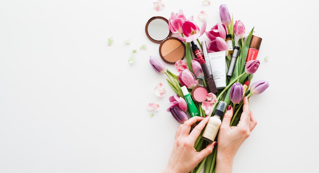 Skincare routine demonstration